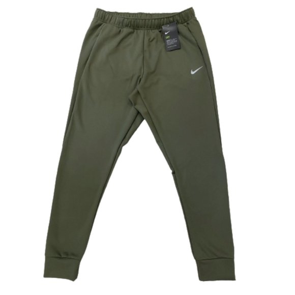 NWT Nike Men's Dri-Fit Tight Fit Jogger Pants Olive Green Size S, M, L, XL - Picture 1 of 5